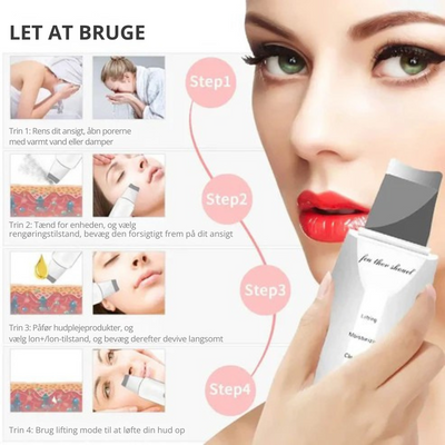 DermaPure | Ultralydsskrubber til huden | Vanero