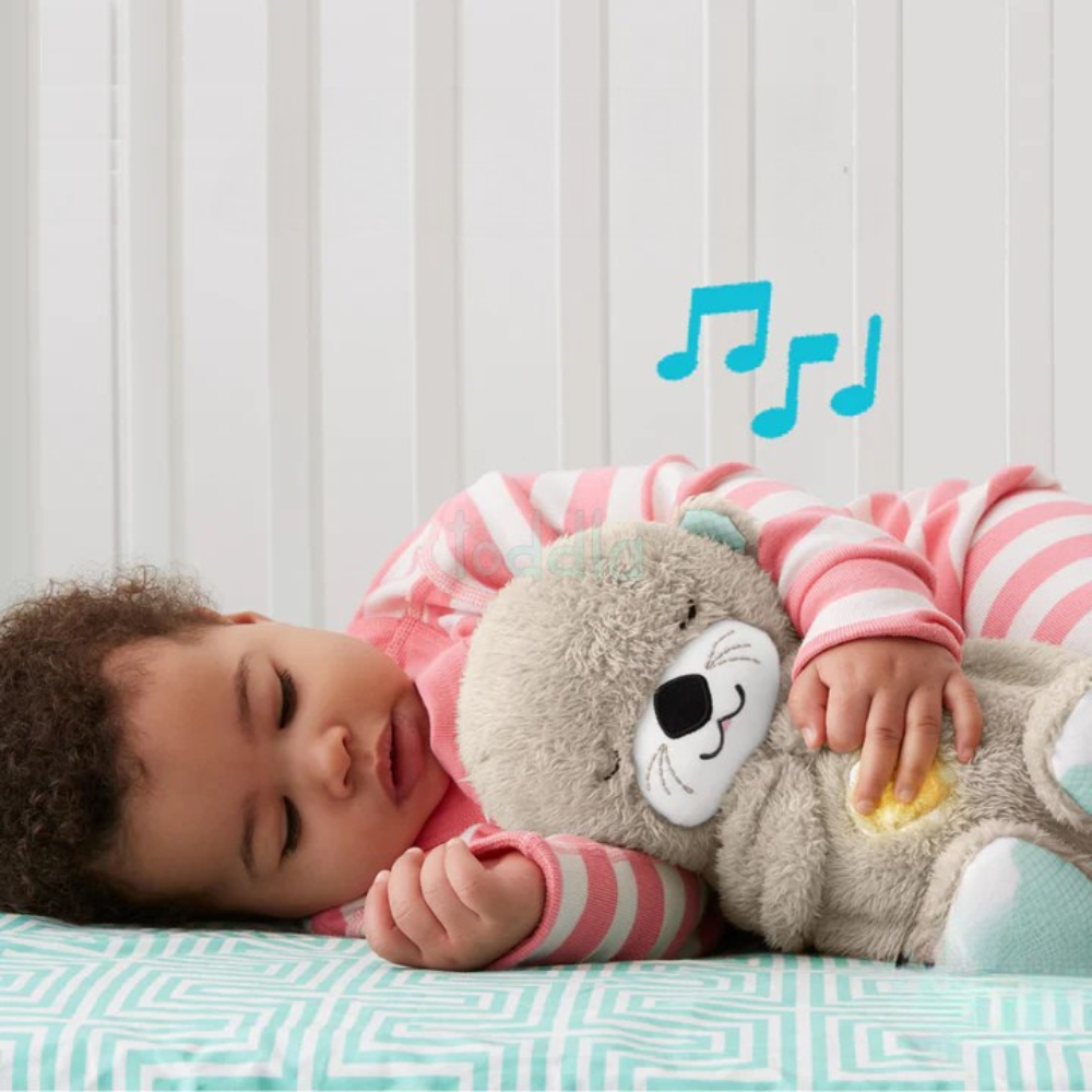 Plys Sovebamse Med LED Natlys | Blødt Batteridrevet Krammedyr Til Børn | Sengetidsbrug | Vanero