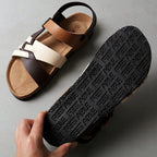Herresandaler Syntetisk Materiale | Regular Fit Remsandaler | Åbent Design til Sommerbrug & Hverdagsaktiviteter | Vanero