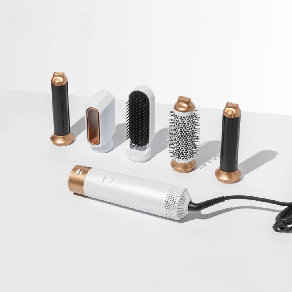5-i-1 Hårstyler Med Luftstrøm | Krølning Glatning Tørring & Volumen Design | Daglig Hårstyling & Pleje | Vanero