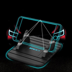 Dashboard-Telefonholder | Skridsikker Silikonebund & Fastgørelse Uden Lim | Kompakt Smartphone-Holder Med 1,2 cm Spalte | Vanero