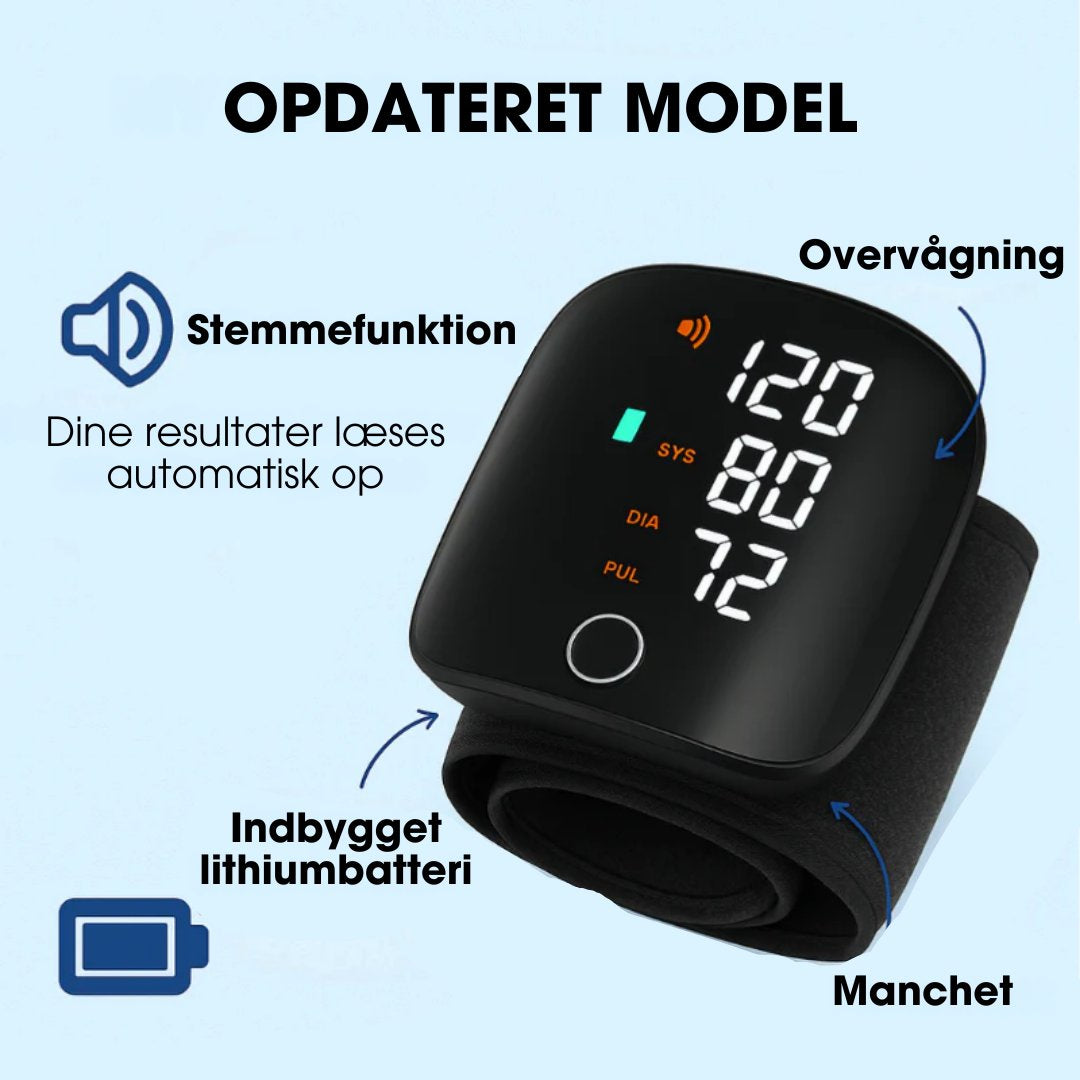 Track | Blodtryksmåler Med Høj Nøjagtighed | Vanero