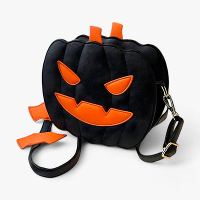 Juna Halloween Pumpkin Skuldertaske | Justerbart Riem & Festligt Design | Vanero