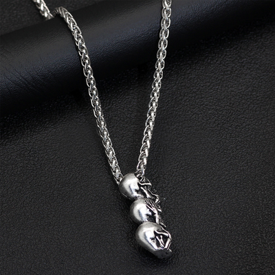 Jewelance SkullNecklace | Kranium Halskæde For Men And Kvinder | Vanero