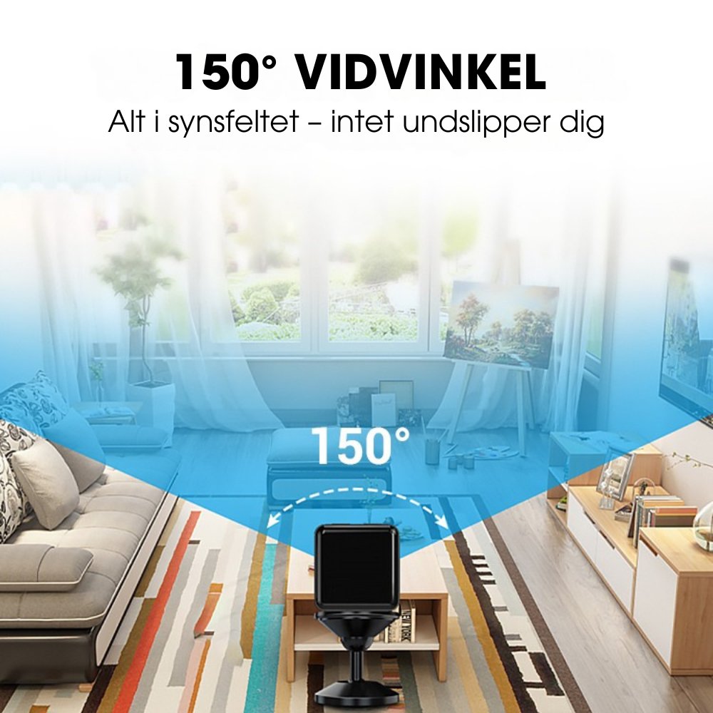 NovaGuard | Mini Trådløst HD-Sikkerhedskamera Uden Wi-Fi | Vanero