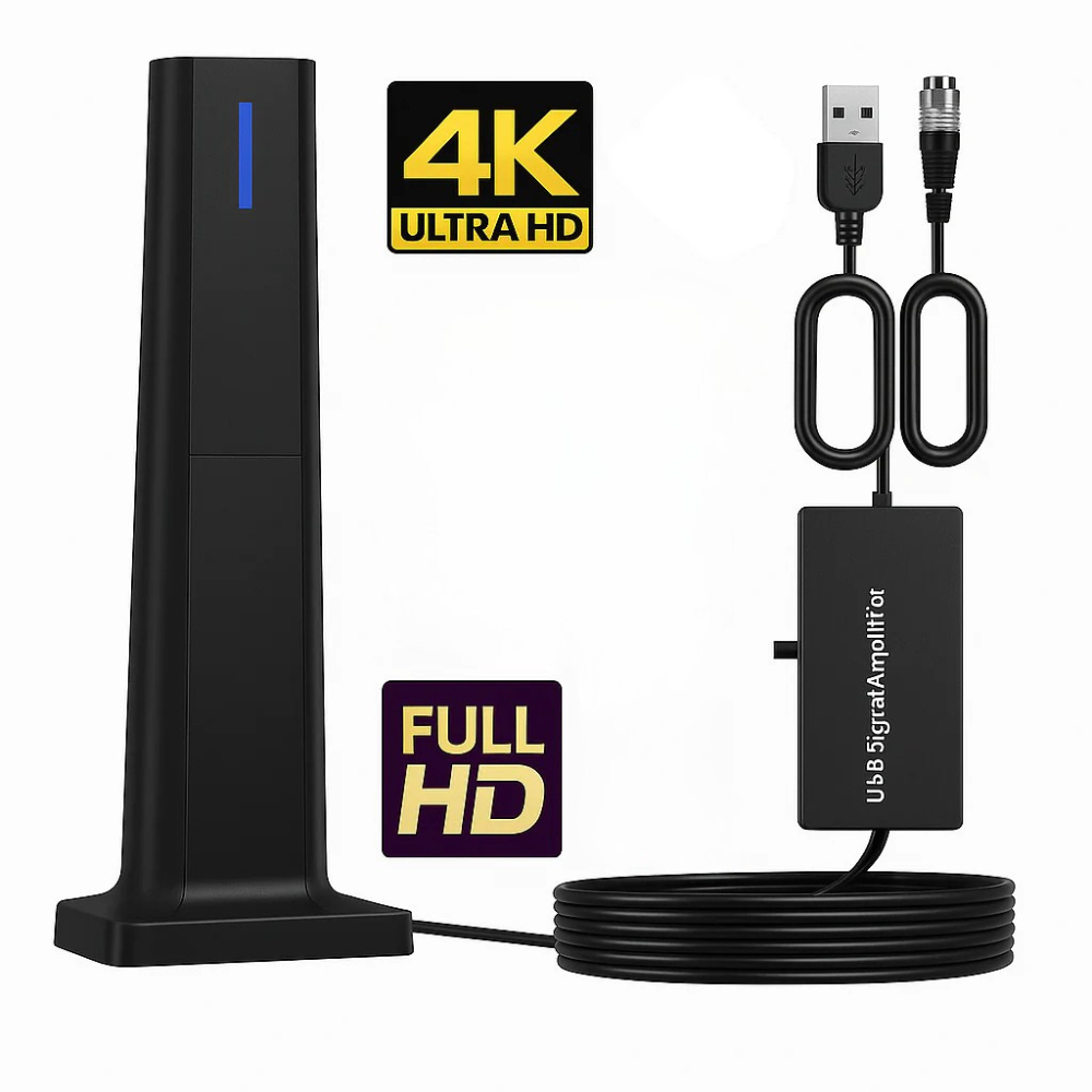 SkyLink 4K | Få Gratis HD-Kanaler Uden Kabel, Smart-tv Eller Wi-Fi | Vanero
