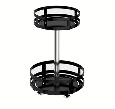 RotatingRack | 360° Drejelig Opbevaringsreol til Flere Formål Innovativ Pladsbesparende Design Hvid | Vanero