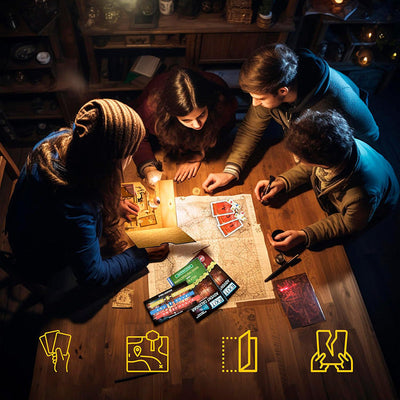 Julekalender | Det Stille Storm Familiespil - Spændende Selskabsspil til Juletiden | Vanero