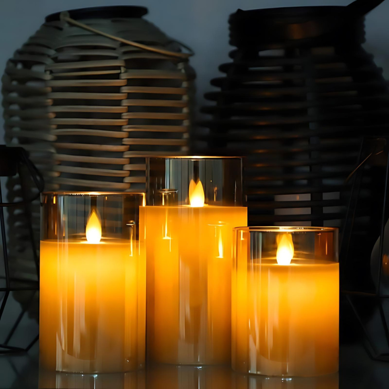 Elektriske stearinlys | 3 Justerbart LED Stearinlys | Vanero