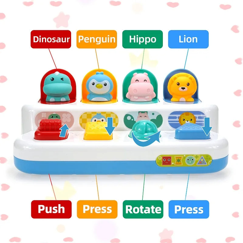 Baby Button Toy | Sjov Med At Trykke Babylegetøj | Vanero