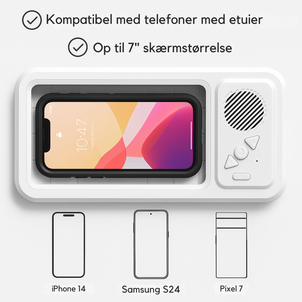 DropBoxx | Den første vandtætte Bluetooth-højttaler-telefontaske | Vanero