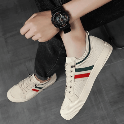 Jon | Stilfulde Stribede Sneakers l Vanero