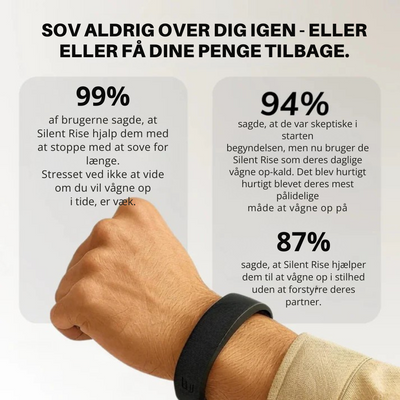 SilentRise | Den smarte vibrerende vækkeur til dybdesovere | Vanero