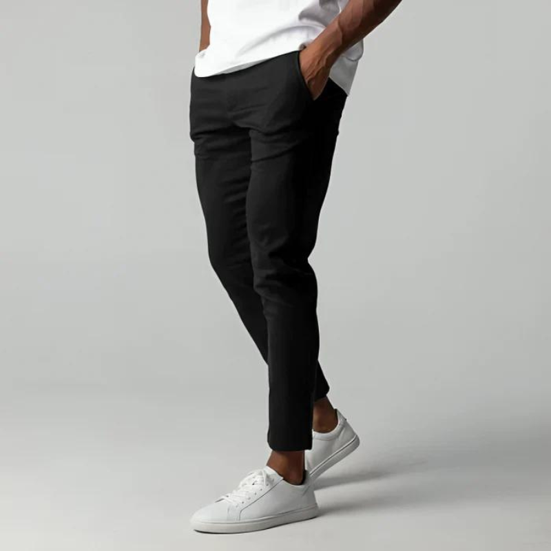 Herre Chinos Strækmateriale | Regular Fit Fritidsbukser | Alsidigt Design Til Hverdag & Formelle Anledninger | Vanero
