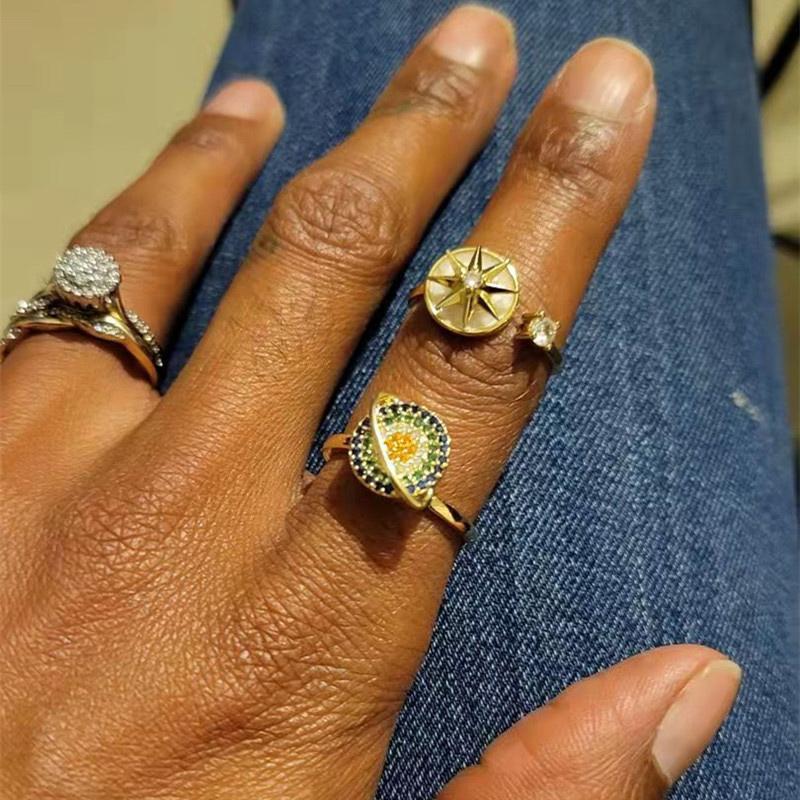 Snurrende Galakse Angst | Lindring Ring| Vanero