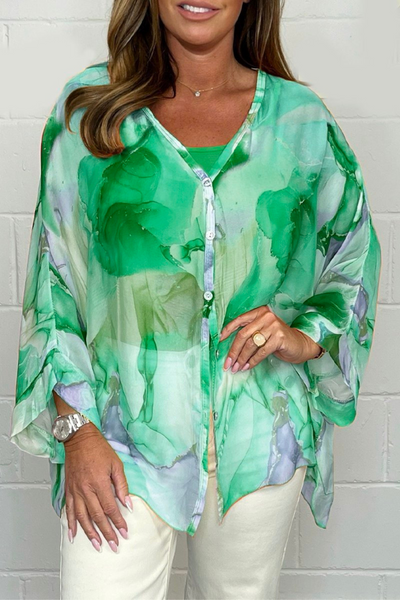 Anya l Etisk chiffonbluse l Vanero