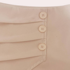 Dame Sommer Shorts I Let Materiale | Løstsiddende Shorts Med Asymmetrisk Design | Hverdagsbrug | Vanero