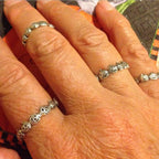 Græskarring Legeringsmetal | Justerbar Pasform Ring | Halloween Inspireret Design Til Temafester & Cosplay | Vanero
