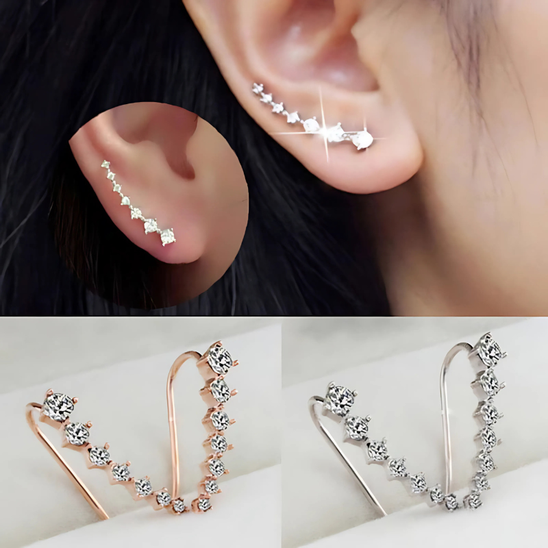 Jewelance ClipEarrings | Lange Elegante Klips Øreringe | Vanero