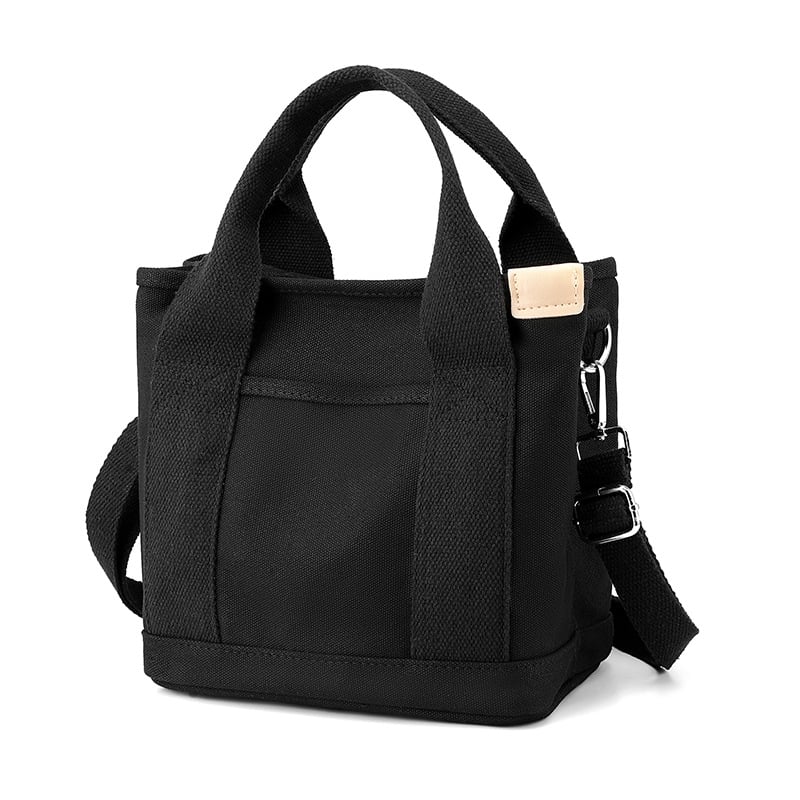 Crossbody Taske Canvasmateriale | Justerbar Pasform Skuldertaske | Kompakt Lynlåsopbevaring Til Hverdagsbrug & Fritid | Vanero