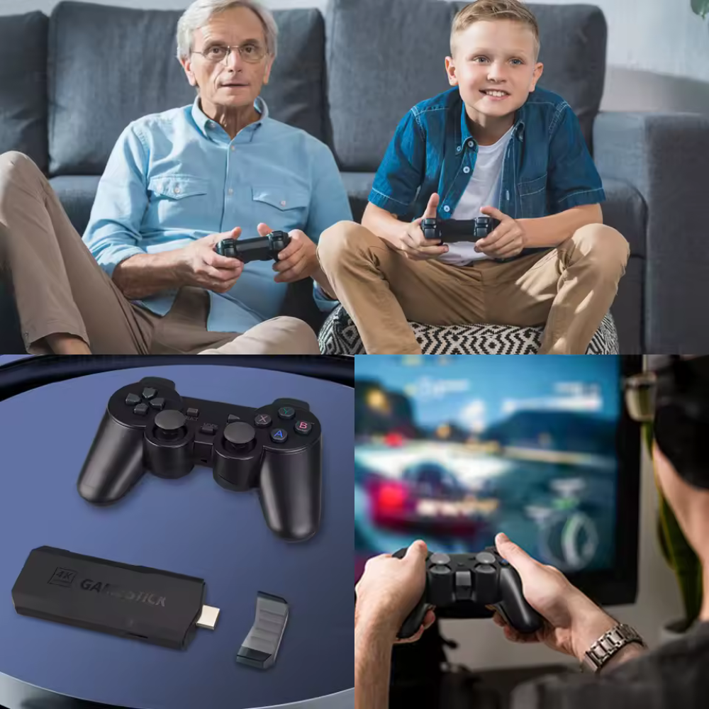 RetroGames Stick | Oplev nostalgi med de bedste 20.000 klassiske spil l Vanero