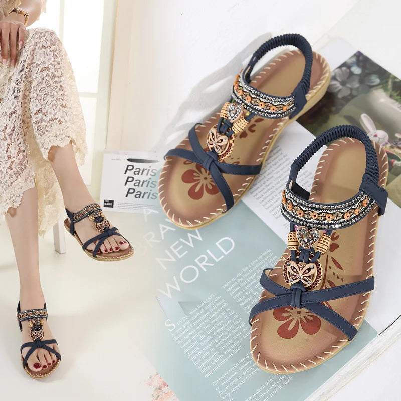 Sanne | Stilfulde Boho Sandaler l Vanero