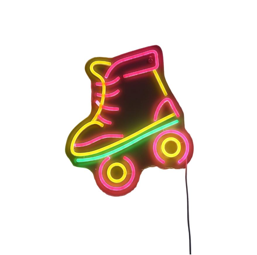 Roller Skates | Neon Væglampe | Vanero