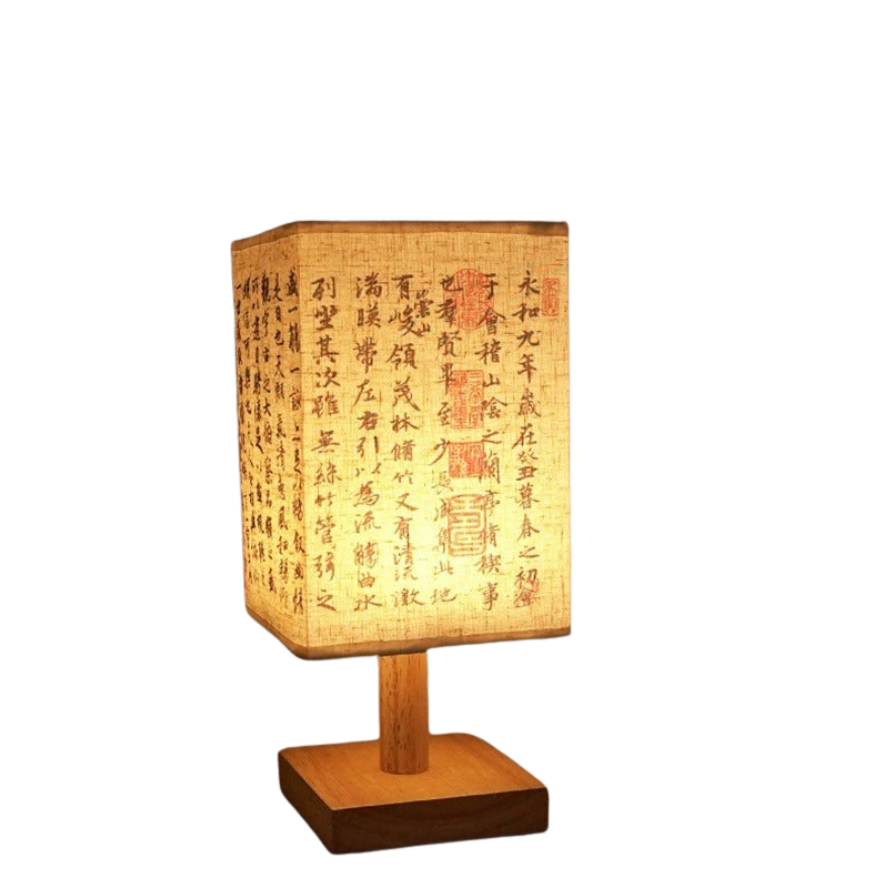 ZenScript | Kunstnerisk Kalligrafi Lampe | Vanero