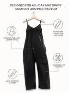 Jumpsuit med Elastisk Talje | Afslappet Pasform i Let Konstruktion | Hverdagsbrug & Fritid | Vanero