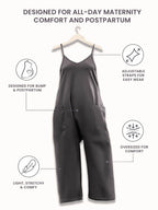 Jumpsuit med Elastisk Talje | Afslappet Pasform i Let Konstruktion | Hverdagsbrug & Fritid | Vanero