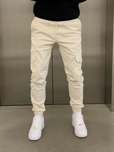 Malthe | Komfortable Cargo Joggers med Elastisk Talje l Vanero