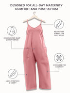 Jumpsuit med Elastisk Talje | Afslappet Pasform i Let Konstruktion | Hverdagsbrug & Fritid | Vanero