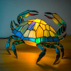 Bordlampe | Farvet Glasdyr Design | Dekorativ Accentbelysning | Vanero