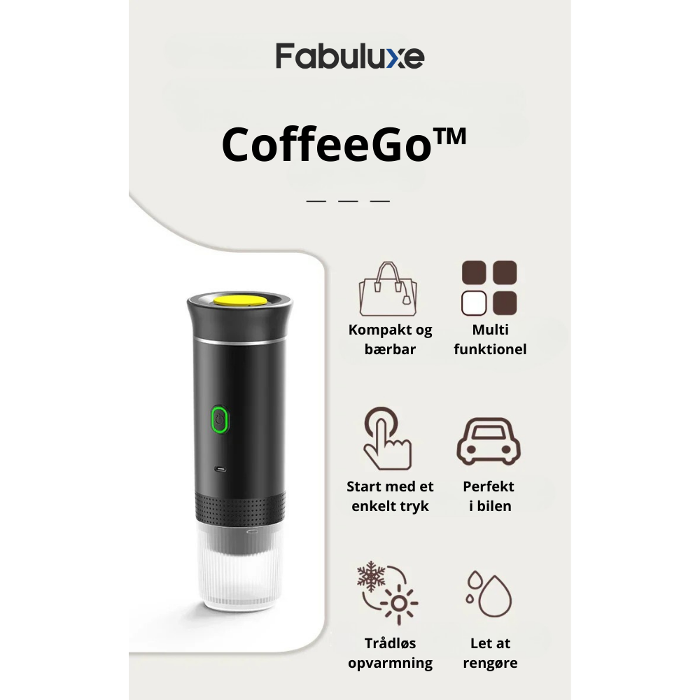 CoffeeGo | Bærbar løsning til kaffeelskere | Vanero