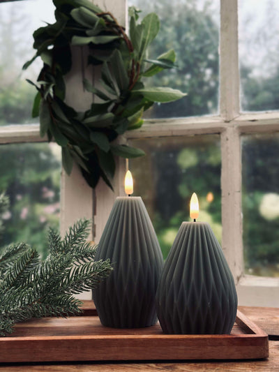 LED Bloklys / Riller | 2 stk Grøn | Vanero
