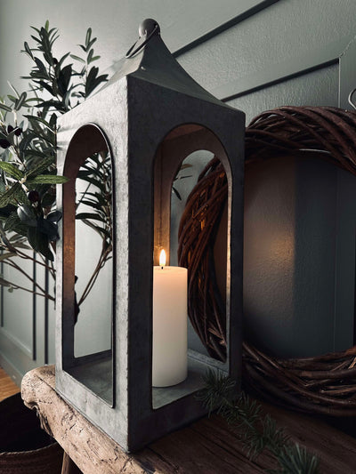 Lanterne i Zink | 54 cm | Vanero