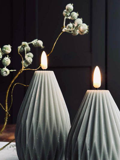 LED Bloklys / Riller | 2 stk Grøn | Vanero