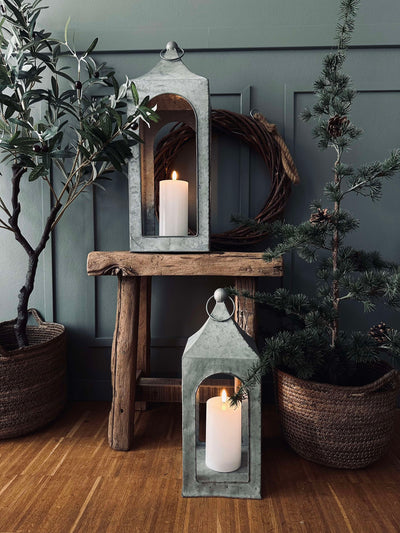 Lanterne i Zink | 54 cm | Vanero