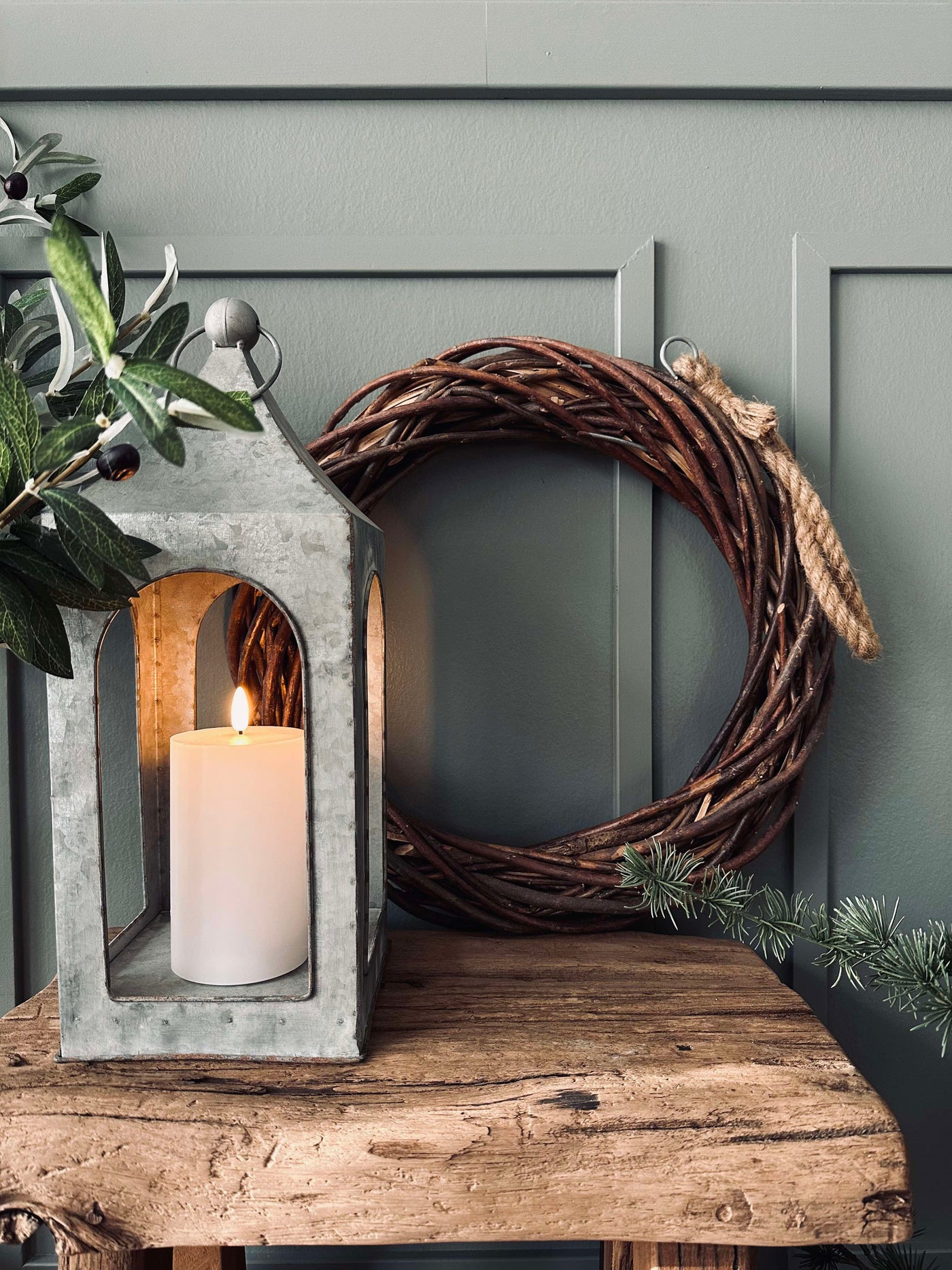 Lanterne i Zink | 54 cm | Vanero