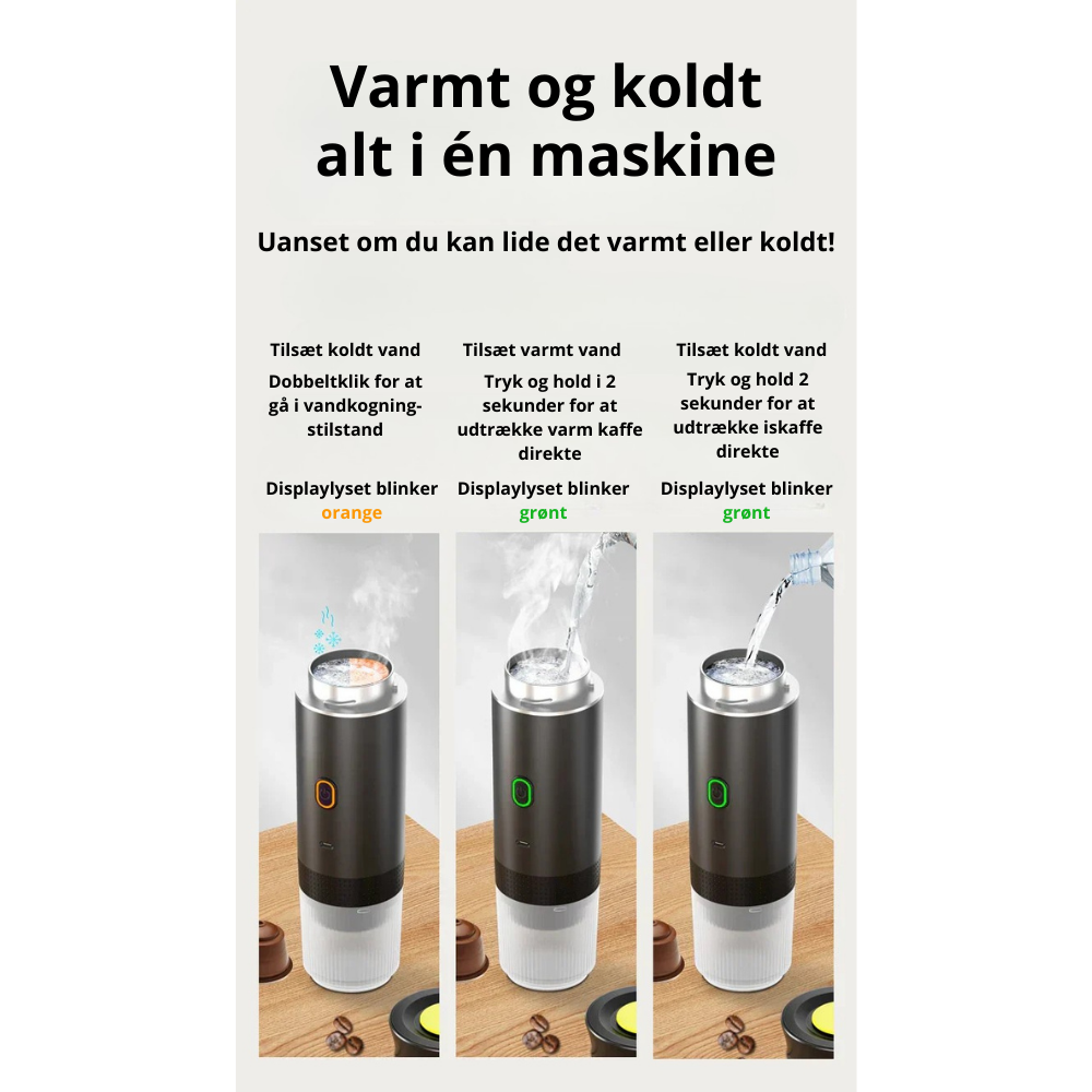 CoffeeGo | Bærbar løsning til kaffeelskere | Vanero