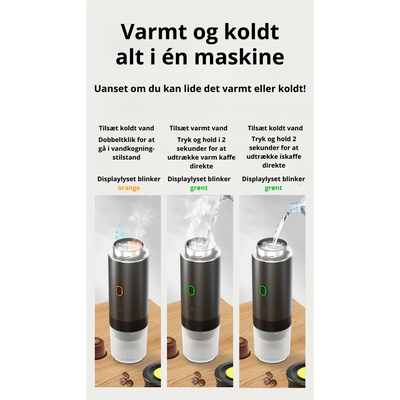 CoffeeGo | Bærbar løsning til kaffeelskere | Vanero