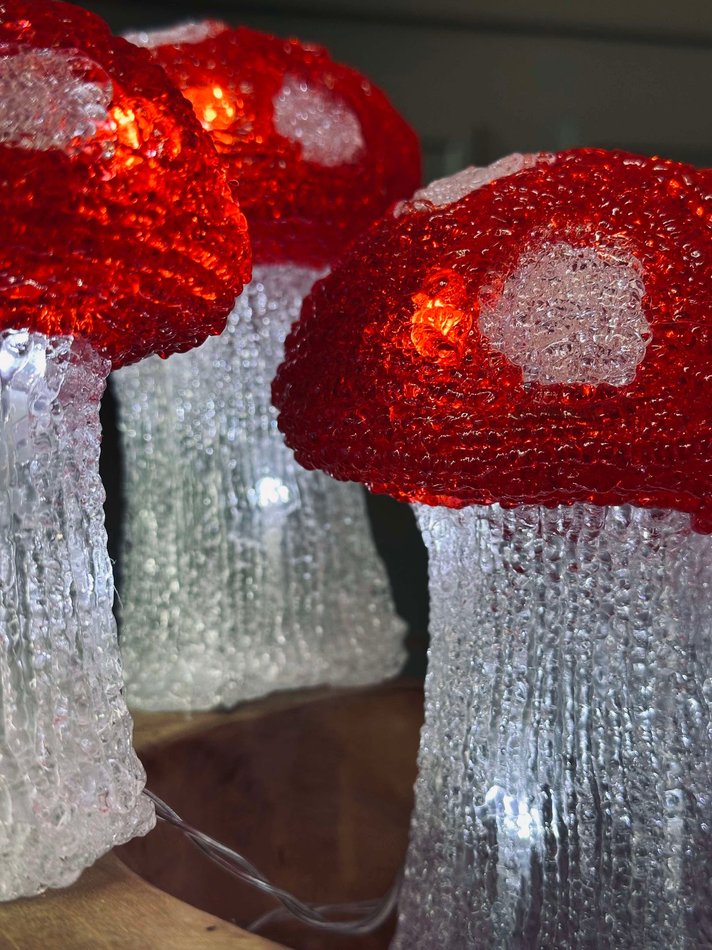 Mushroom Sæt med 5 Lamper | Godkendt til Inde og Ude | Vanero