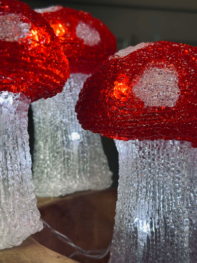 Mushroom Sæt med 5 Lamper | Godkendt til Inde og Ude | Vanero