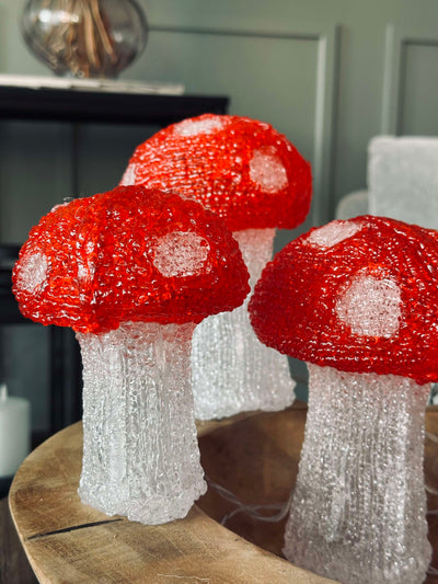 Mushroom Sæt med 5 Lamper | Godkendt til Inde og Ude | Vanero