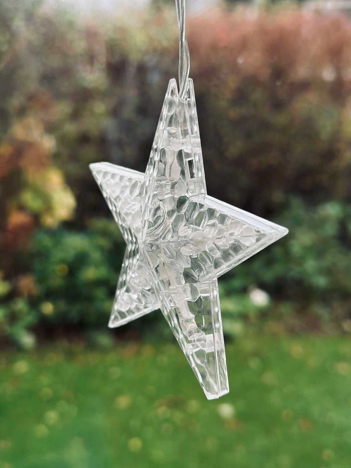 Lyskæde med 12 Stjerner | Godkendt til Inde / Ude | Vanero