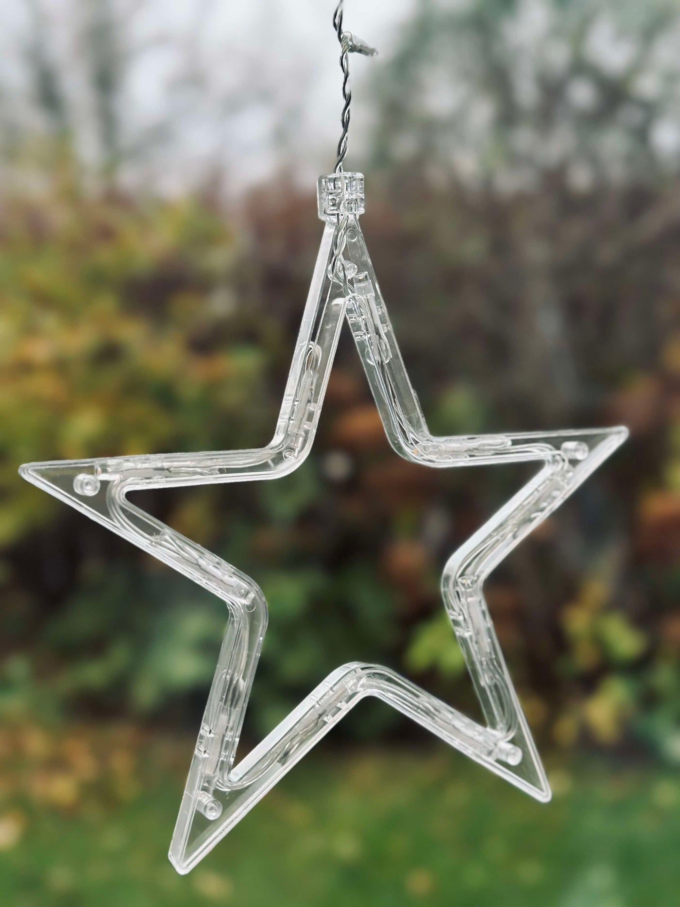 Lyskæde med 12 Stjerner | Godkendt til Inde / Ude | Vanero