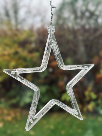 Lyskæde med 12 Stjerner | Godkendt til Inde / Ude | Vanero