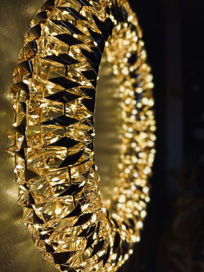 Krans med Mikro LED Lys | 38cm | Vanero