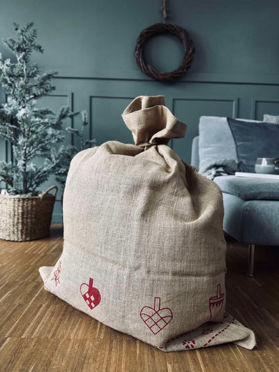 Julesæk | Rød Jul | Vanero