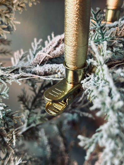 LED Juletræslys Guld | Sæt med 10 Stk | Vanero